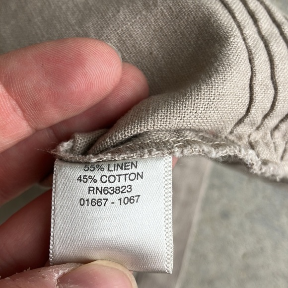 Christopher & Banks Wrinkle Free Linen Blend Coastal Grandma Maxi Skirt, 10 - Picture 7 of 10